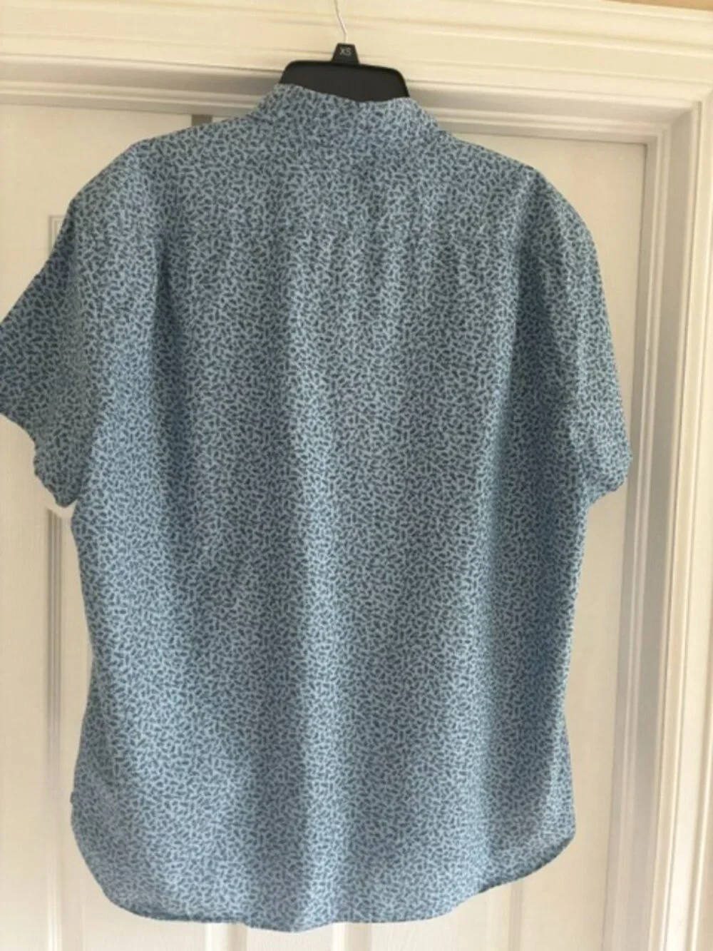 J Crew Men's XXL ( slim ) floral print short sleeve men's shirt